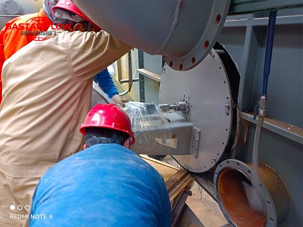 DN400提升閥應用于江西某廢氣處理工程