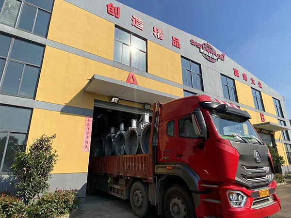DN1100提升閥發往廣東某環保公司項目現場